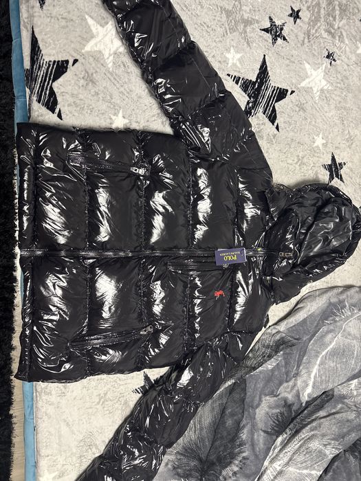 Geaca neagră Polo Ralph Lauren