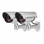 Set 2 x Camere de supraveghere false pentru interior / exterior