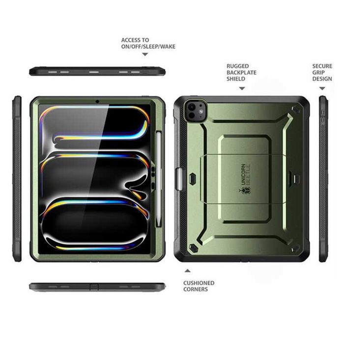 Husa full 360 APPLE iPad PRO 13 inch 2024 11 iPad Air 13 inch mode dif