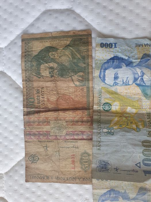 Bancnote 500, 1000 lei