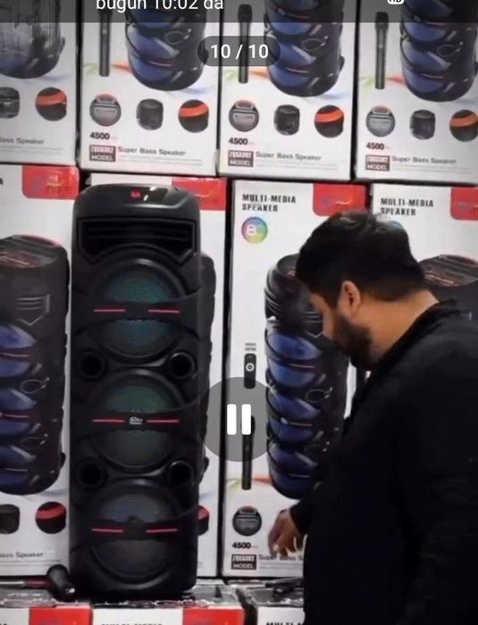 Simsiz kolonkasi, portativ, Sing e karaoke

 RGB Yoritgichlar: Kolonka