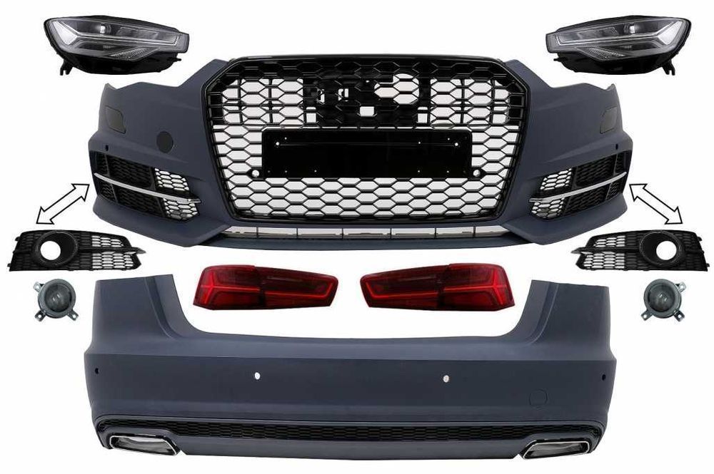 Pachet Exterior Audi A6 C7 4G Limousine (11-18) Conversie la 2018