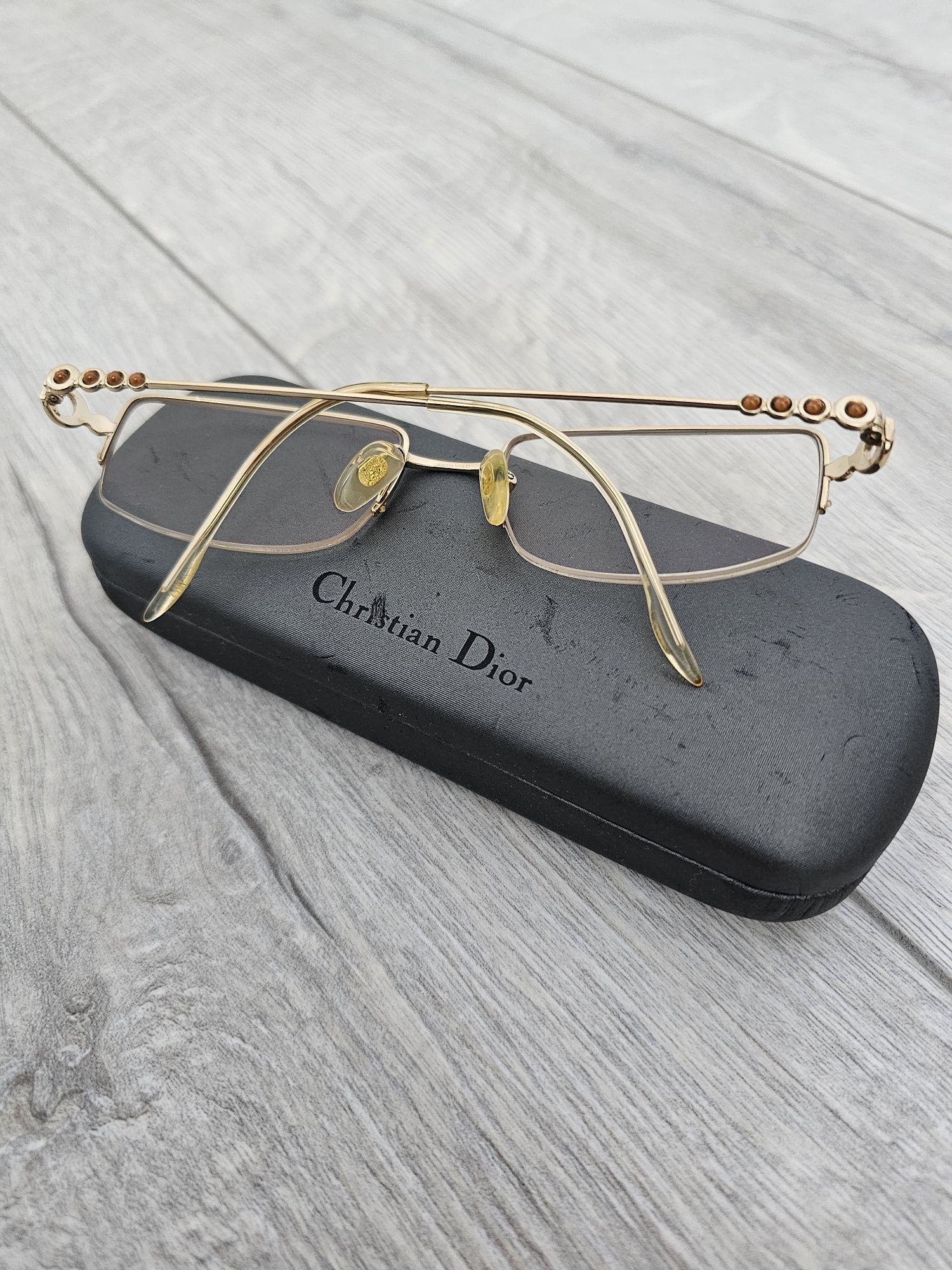 Rame Ochelari Lux Dama Christian Dior Half Rim Rectangle 1990 Vintage