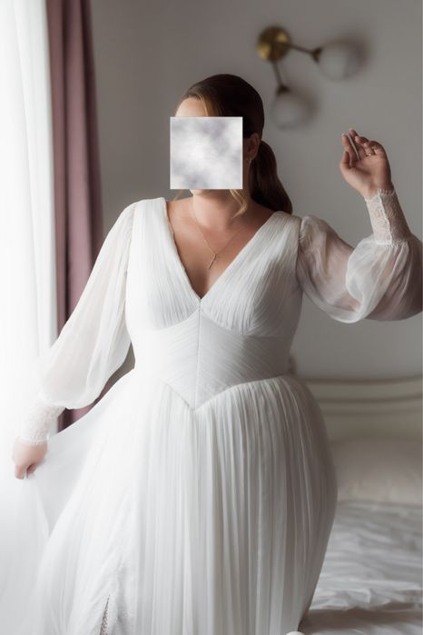 Rochie mireasa din mătase