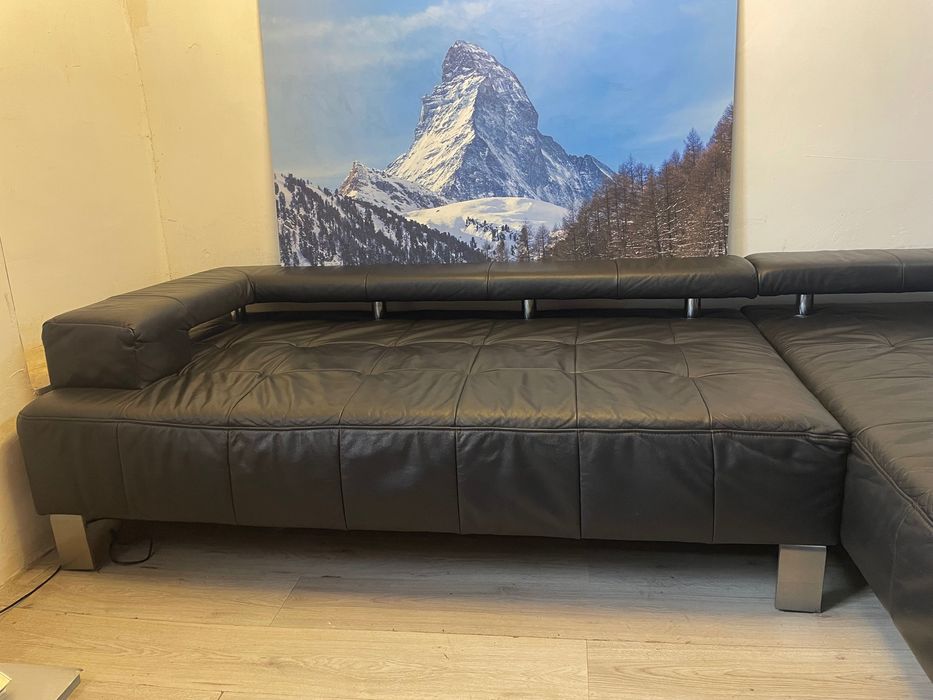 Ъглов кожен диван*БЕЗПЛАТНА ДОСТАВКА за цяла България*