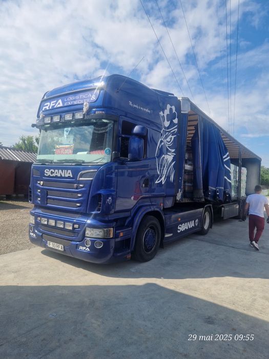 Vand sau schimb 2 scania an 2012 si 2008 si o semiremorca