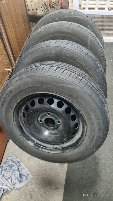 Продам колеса в сборе на 14 летние 4х100