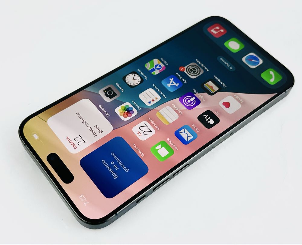 Apple iPhone 15 Pro Max 256GB Blue Titanium 91% Батерия! Гаранция!