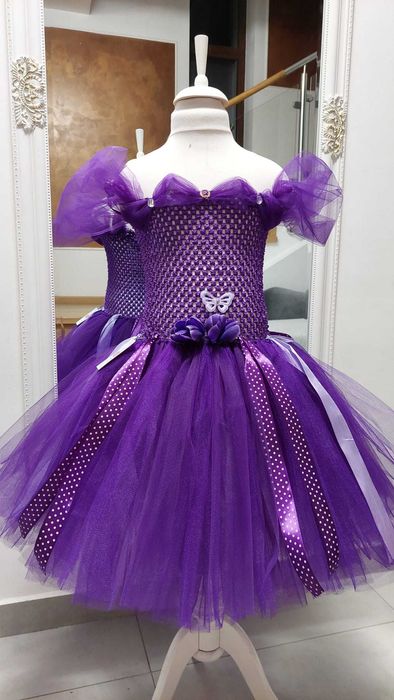 Rochita TUTU Floare Viorea Brandusa Mac Bujor Mac Crin serbare carnava