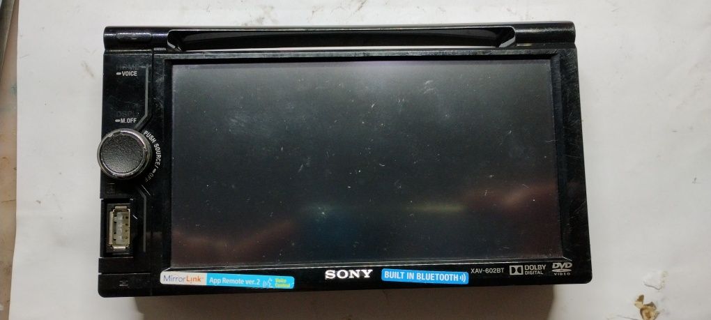 Sony XAV-602BT fata,panou frontal