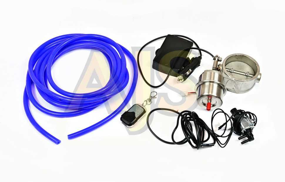 Заслонка выхлопная вакуумная с дистанционным пультом 63мм закрытая