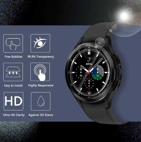 Set 2 folii sticla Samsung Galaxy Watch 4 Classic(46 mm)