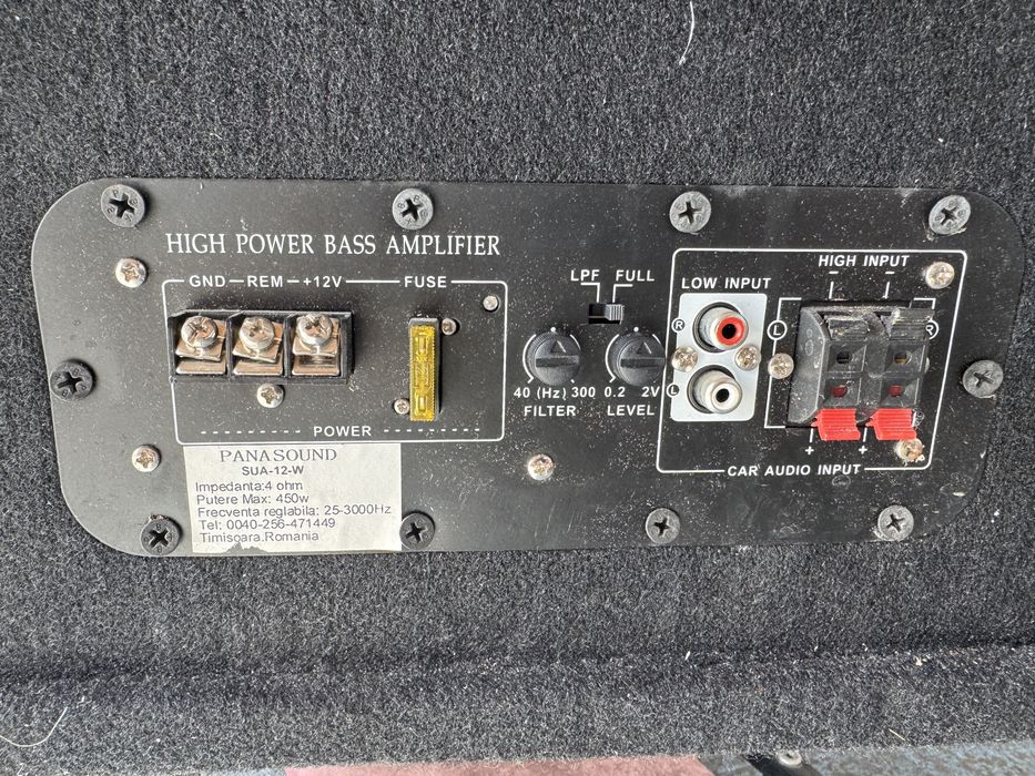 Subwoofer auto activ Mingsound