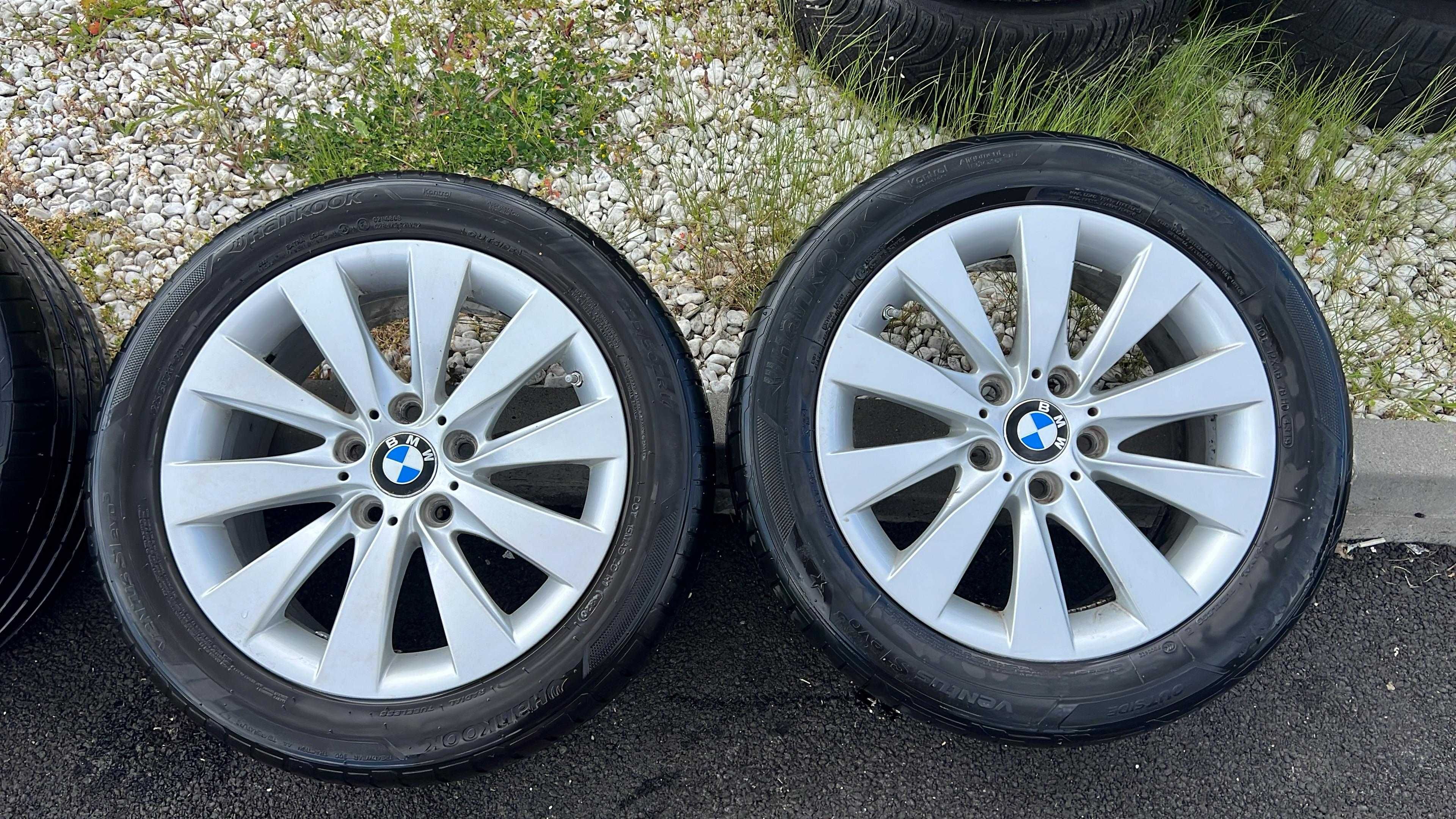 Jante+Anvelope Roti Bmw 225/50R17 413 Style Seria 1/2/3/4/5 5x120 OE