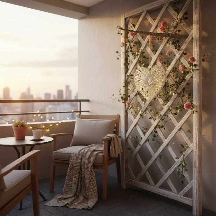 Inima decorativa suspendabila lemn decoratiune rustica casa 30x30cm