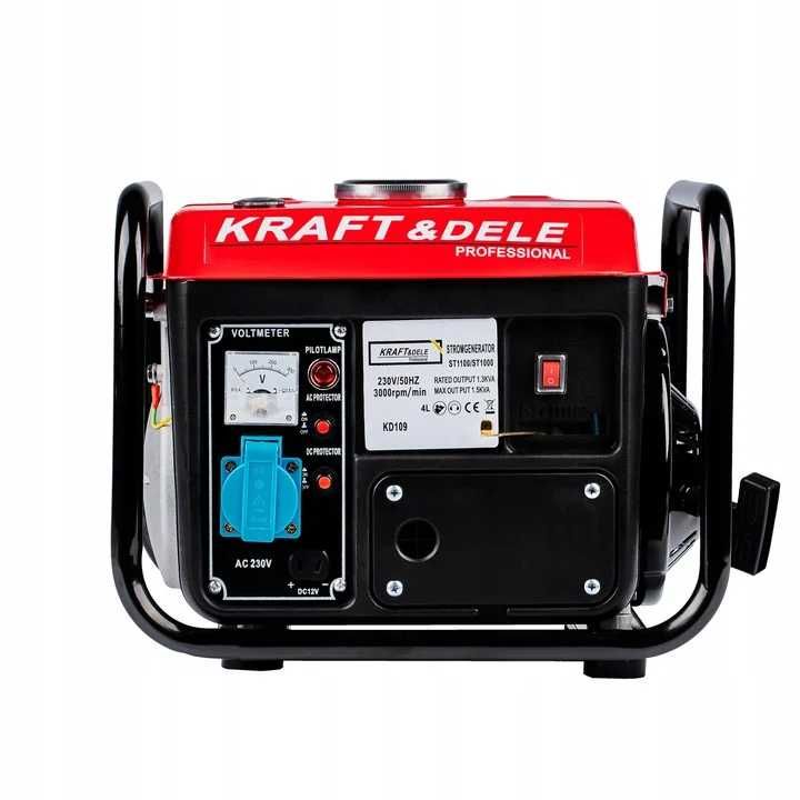 Generator curent 1.2kW 1200W 230V 12V motor benzina 2CP (KD109)