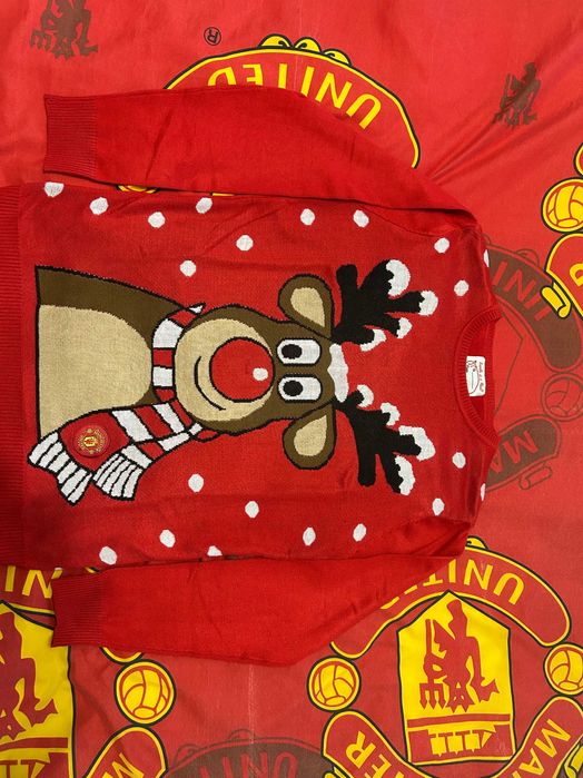 Коледен пуловер на Манчестър Юнайтед / Manchester United