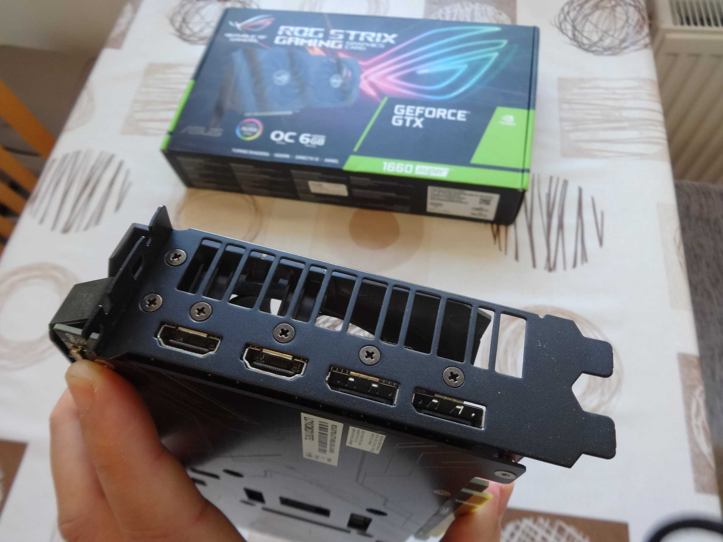 Геймърска Видеокарта ASUS ROG Strix GeForce GTX 1660 SUPER 6GB GDDR6