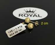 Bijuteria Royal CB : Cercei aur 14K 1,41 grame