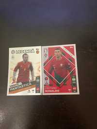 Vand doua cartonase Ronaldo si Iniesta