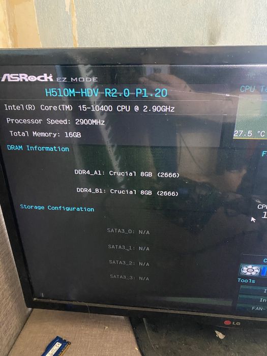 Дъно 1151 със.  Intel kore i5 10400 и рам 16GB