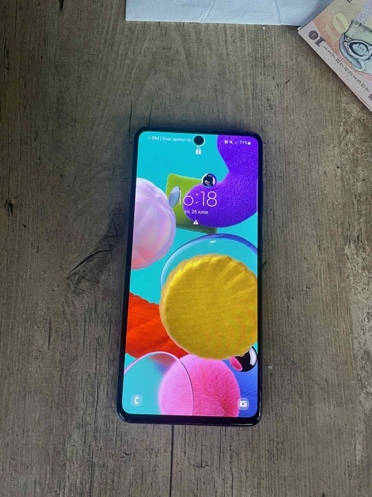 Samsung A51, perfect funcțional, ecranul intact