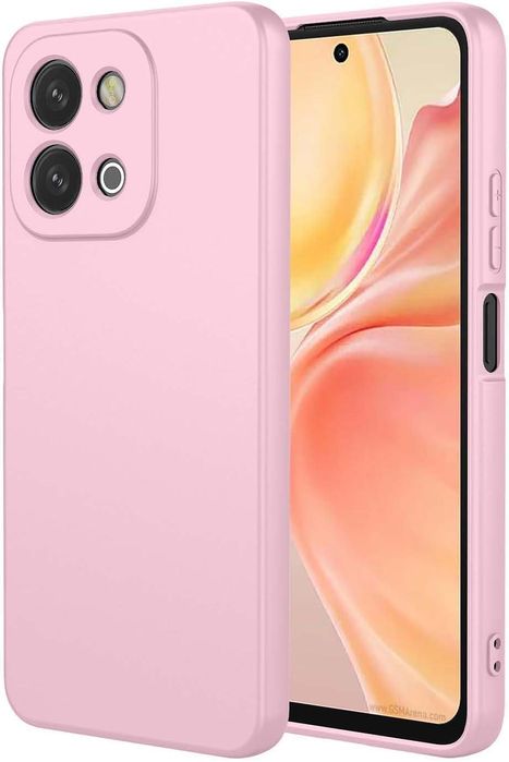 Матов силиконов кейс за xiaomi redmi 15c - розов