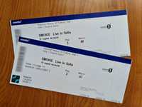 2 билета за концерта на Smokie Live in Sofia Смоуки НДК 07.04