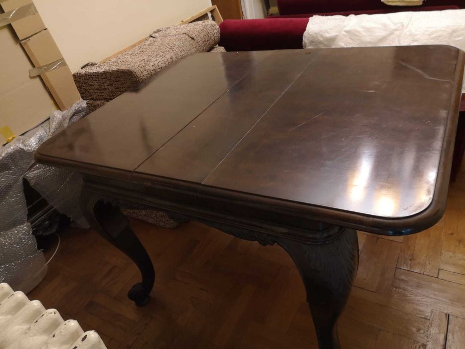 Set Lenghel original 1937 – Masă extensibilă + 2 scaune