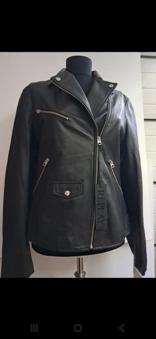 Geaca piele Replay XL