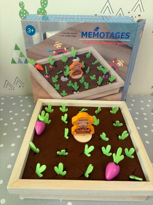 Игра за памет .Дървена интерактивна игра