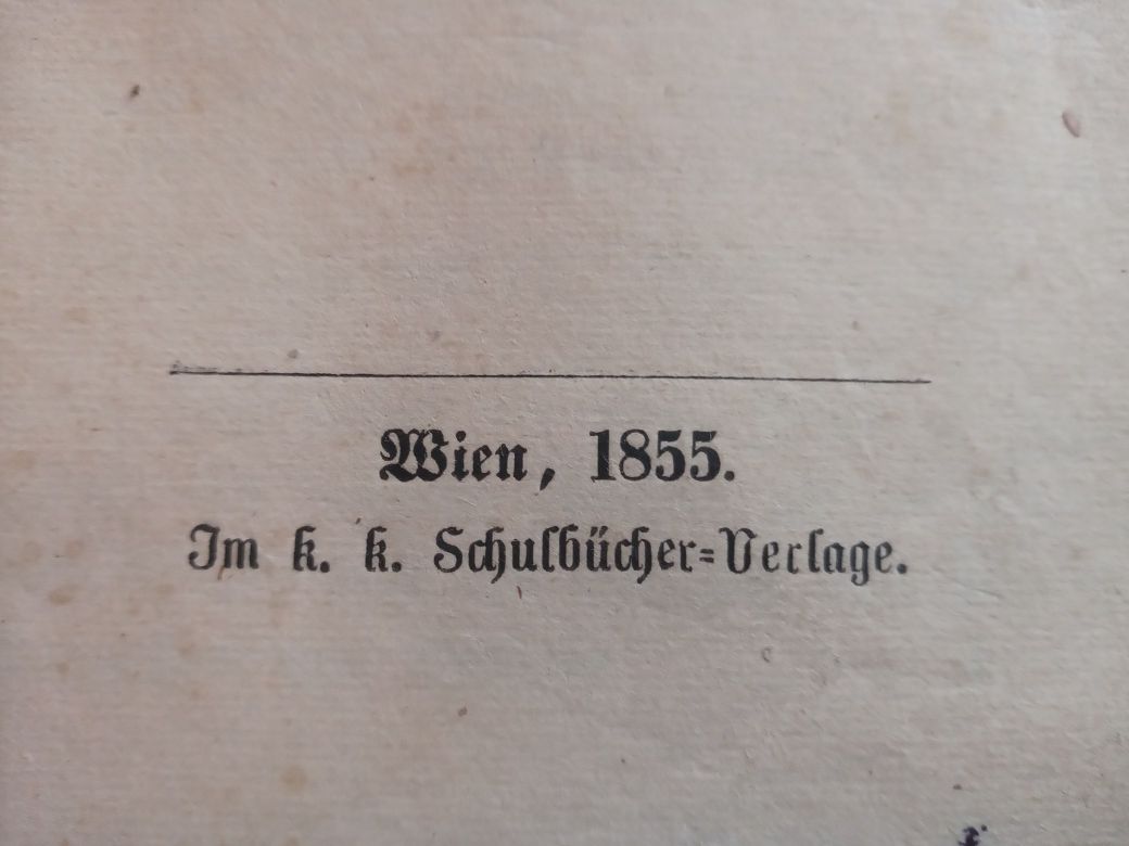 carte veche limba germana