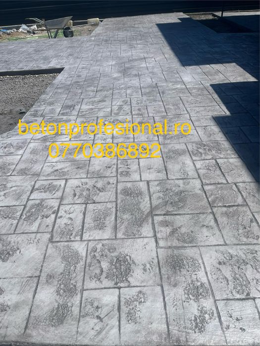 Beton amprentat.