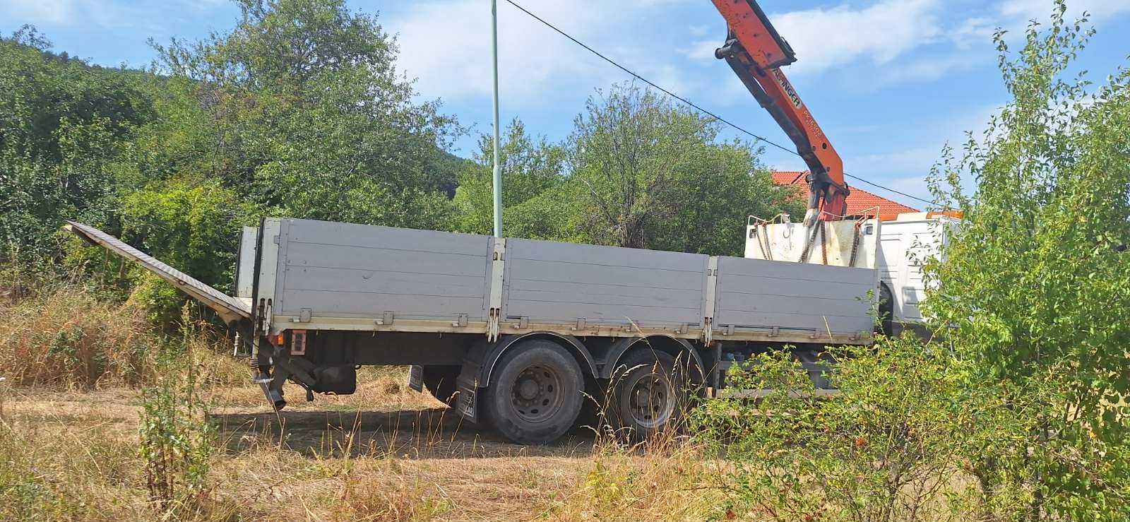 Камион с кран под наем