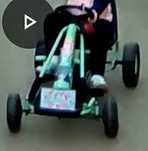 Carting metalic 3-10ani. Scaun reglabil. Impecabil