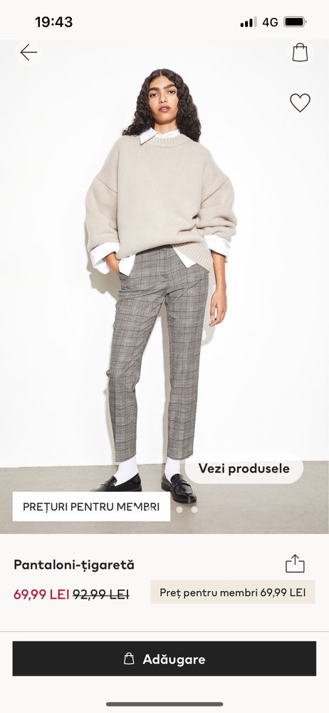 Pantaloni h&m noi