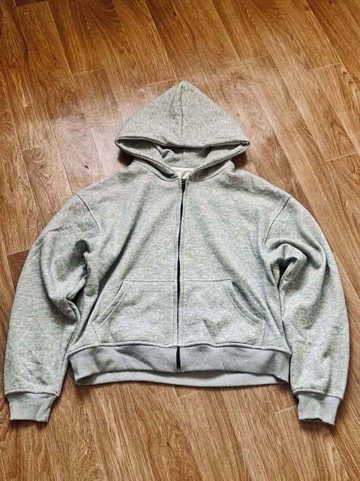 Люкс Серое Худи на Зиму