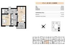 Rond Omv Pipera - Miluna Residence - Apartament 2 Camere