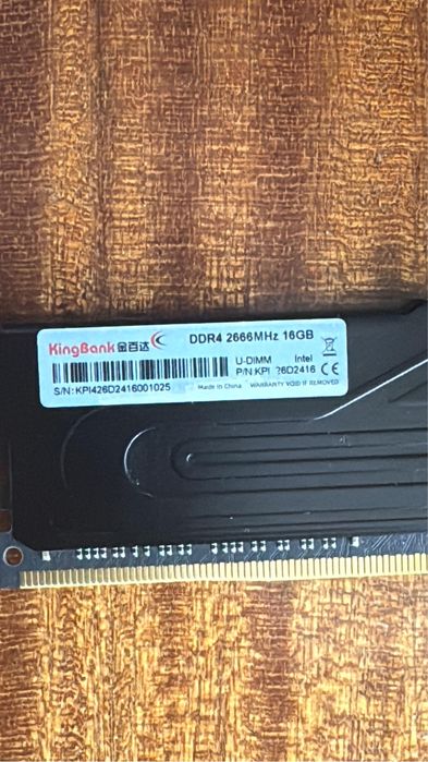 Озу 16х2 частота 2666гц DDR4