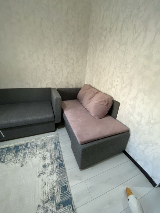 Диваны икеа, серый, 2 шт. Раскадывается.