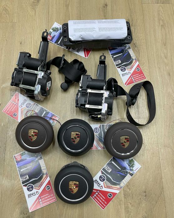 Porsche 992 Targa Carrera airbag volan pasager set centuri siguranta