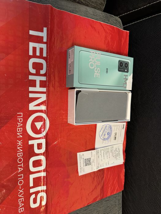 КАТО НОВ 256GB HMD Pulse Pro Technopolis Гаранция 2027г. Purple