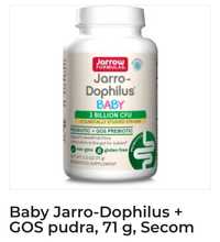 Supliment sigilat  Baby's Jarro-Dophilus® + GOS, Jarrow, 71g pudră