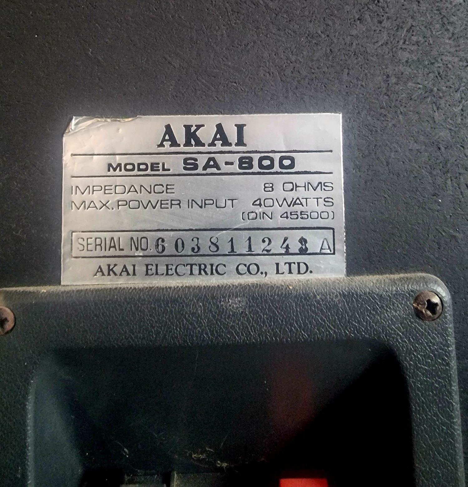 Boxe vintage Akai SA800