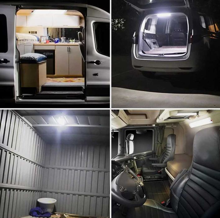 LED Плафон/Интериорна диодна лампа 12V за Автомобил, Бус.