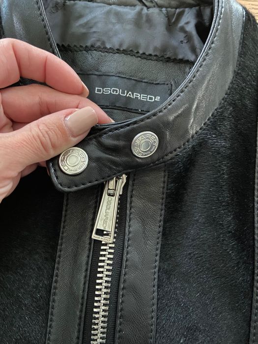 Geaca de piele DSQUARED2, marime M