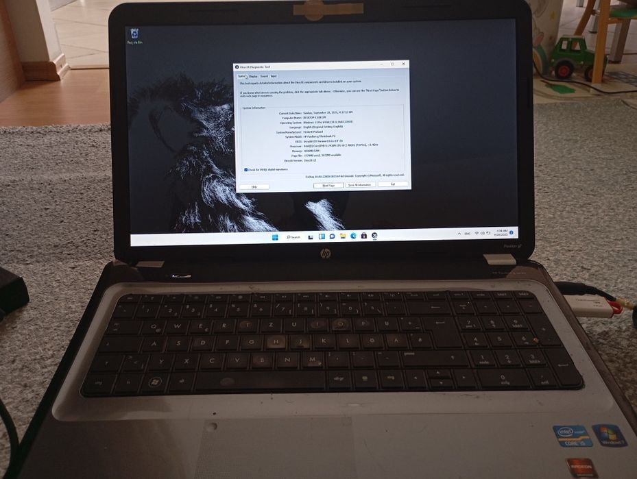 HP Pavilion G7 laptop