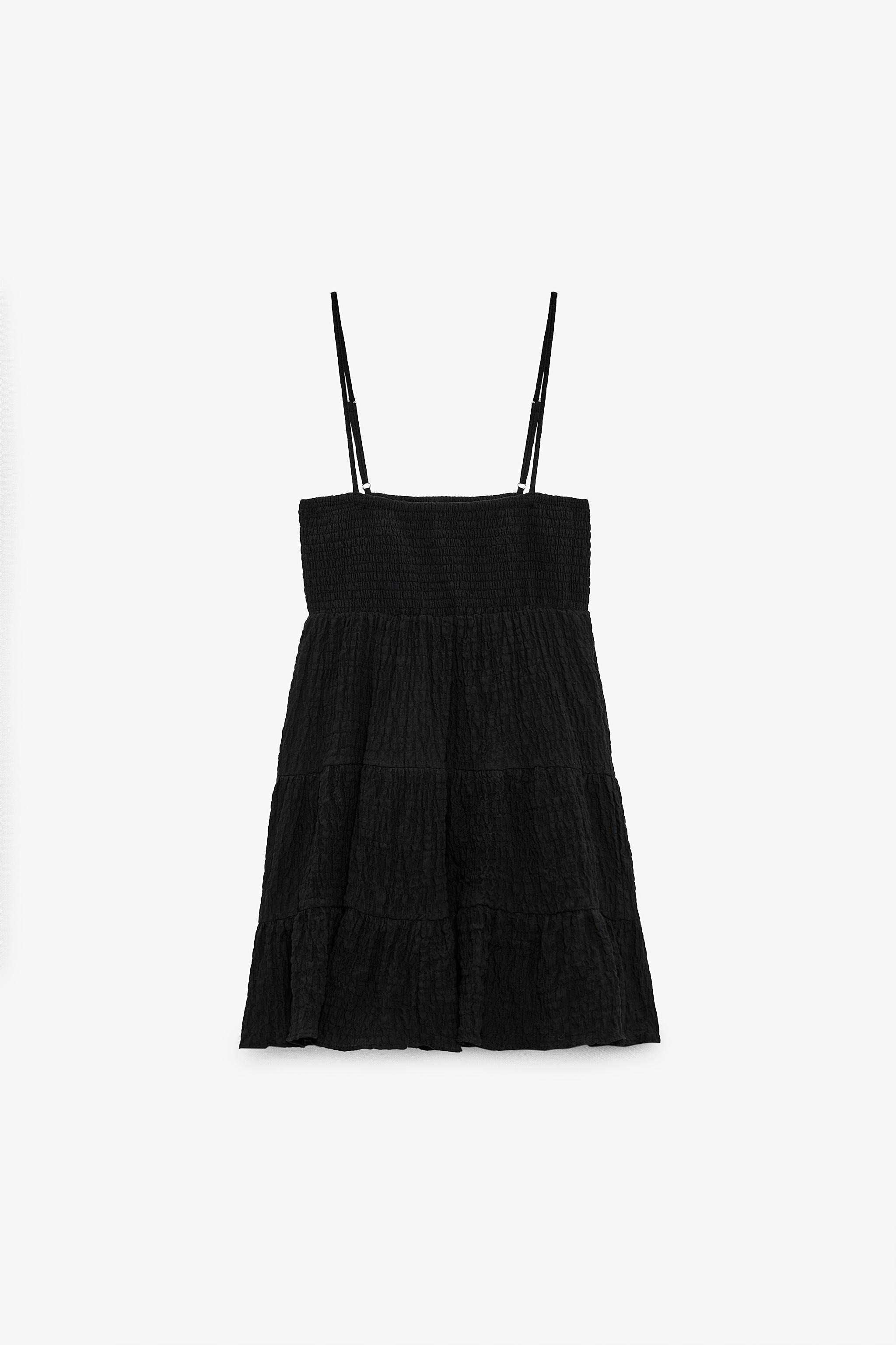 Нова памучна мини рокля Zara, XS