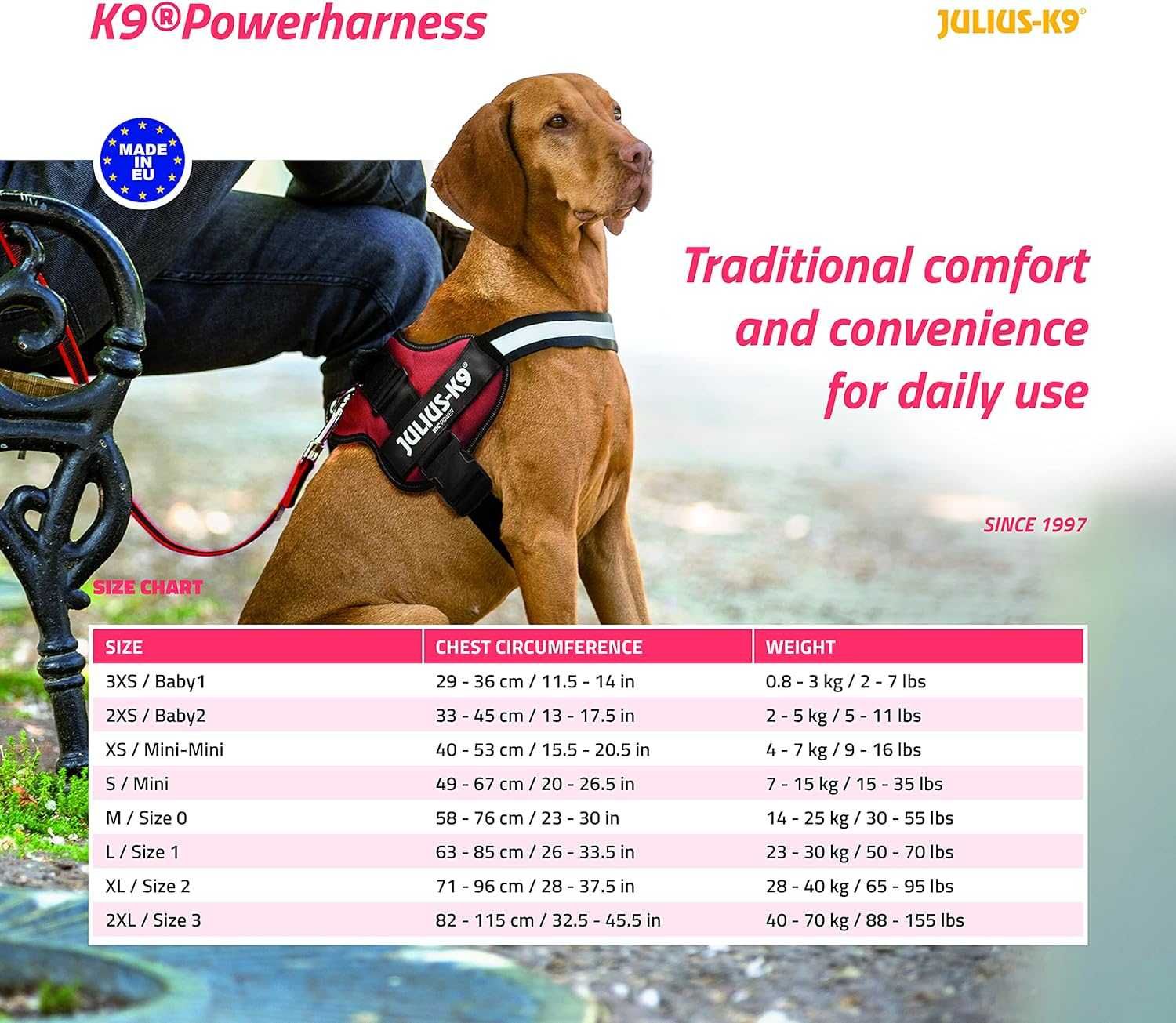 JULIUS-K9 IDC Power, ham câini, L, 23-30kg, camuflaj