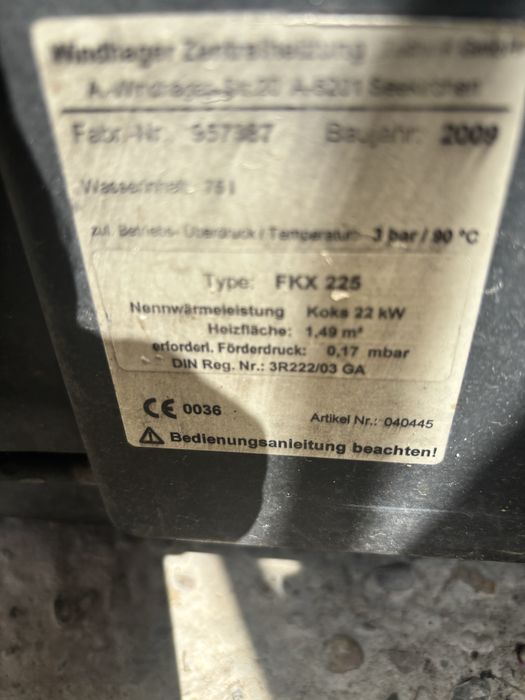 Vand cazan windhanger